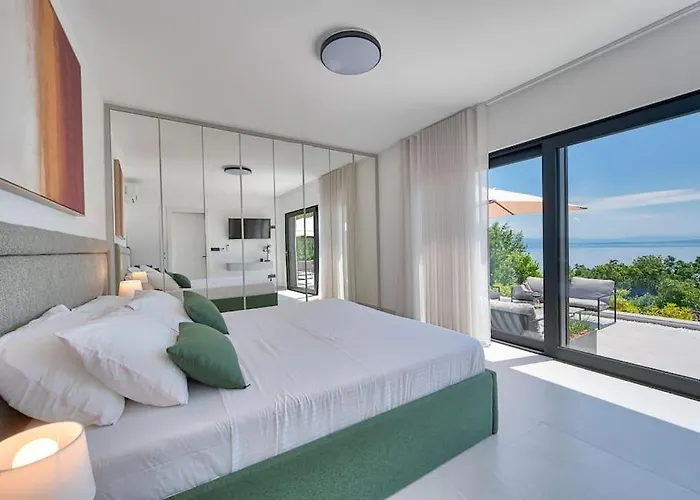 Casa Marta With Pool And Sea View Abbázia