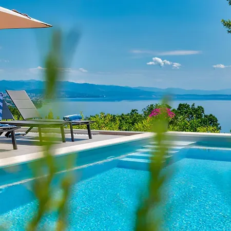 Casa Marta With Pool And Sea View Villa Abbazia